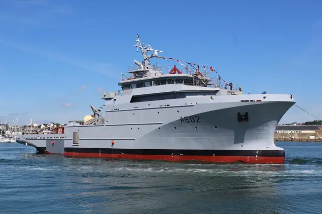 Kership Launched the 1st Offshore Support and Assistance Vessel BSAH Loire for the French Navy