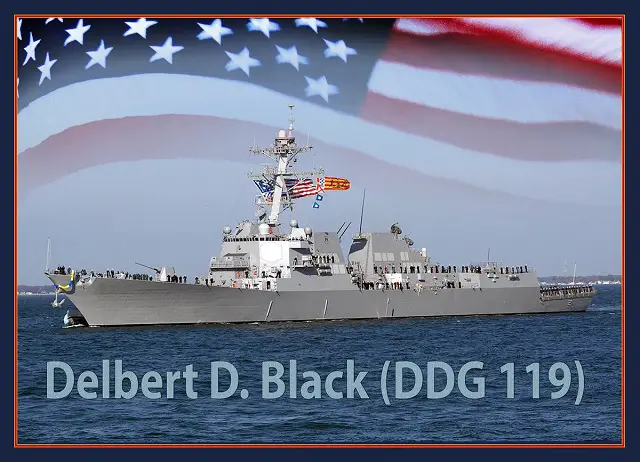 DDG 119 Delbert D Black HII US Navy