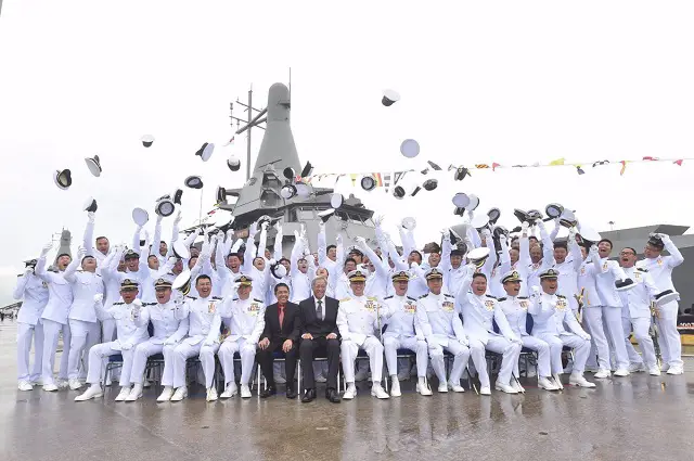 Republic of Singapore Navy Commissions Littoral Mission Vessel RSS Sovereignty RSS Unity 1
