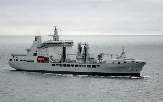 Royal Fleet Auxiliary tanker RFA Tidespring 2