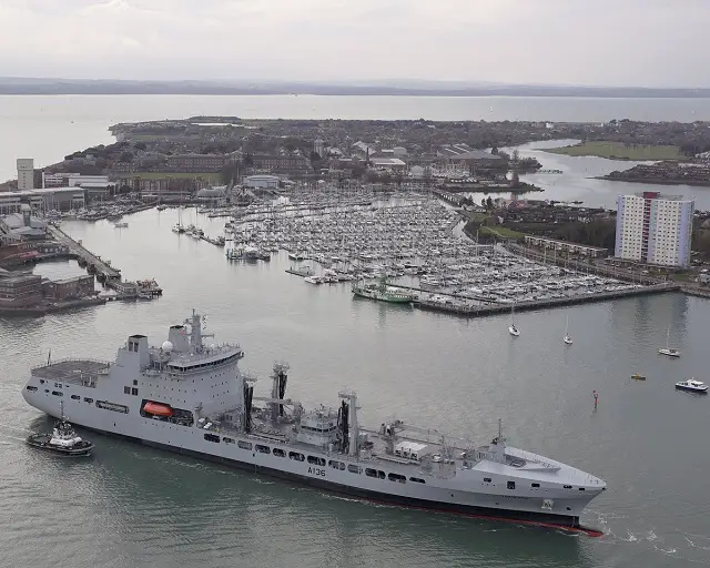 Royal Fleet Auxiliary welcomes RFA Tidespring
