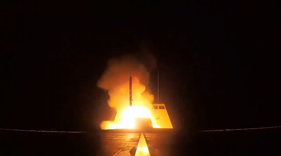 First Operational Use of MdCN Naval Cruise Missile by French Navy FREMM Frigates