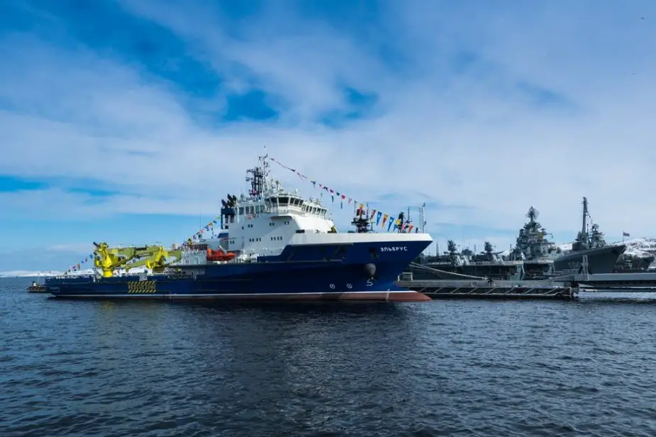 First Project 23120 Supply Vessel Elbrus Joined Russian Navy 1