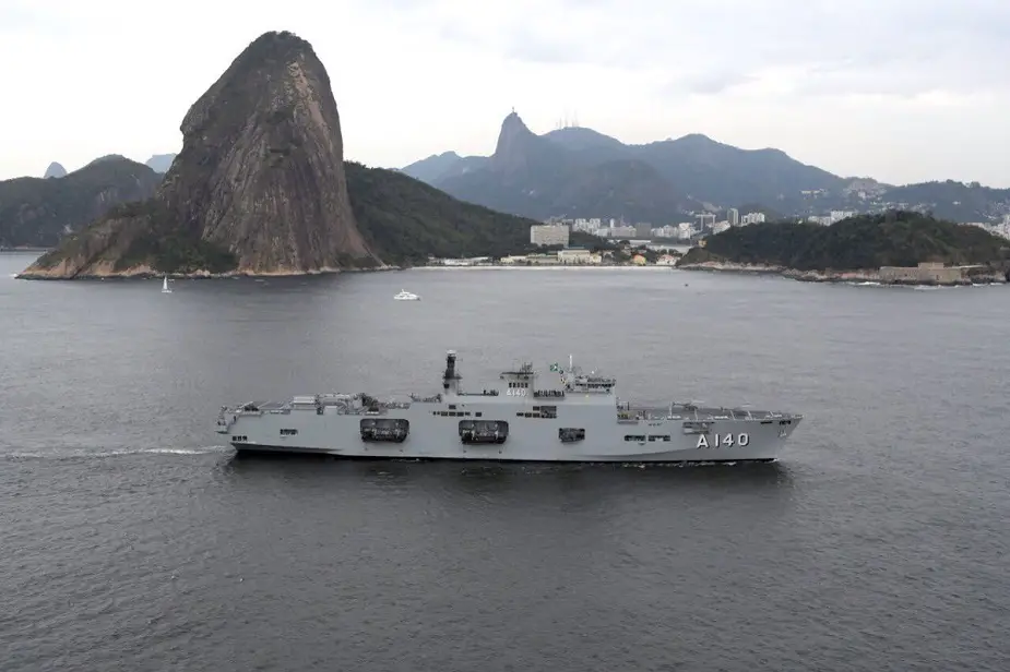 Brazilian Navy Helicopter Carrier Atlântico Arrived in her Homeport 2