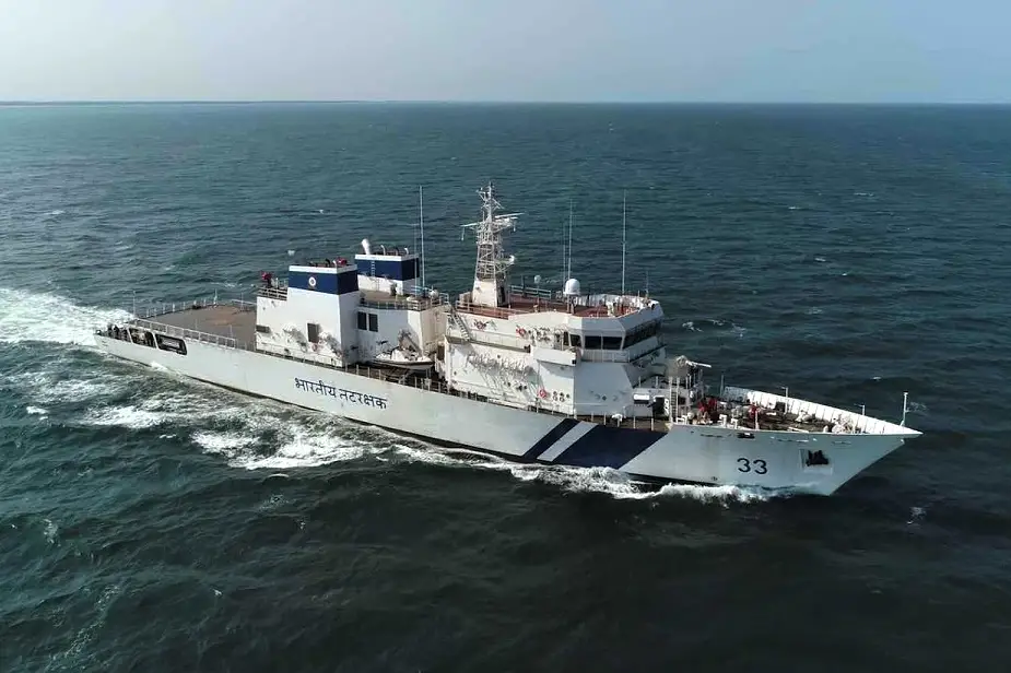 LT Launches Third Vikram class OPV for Indian Coast Guards