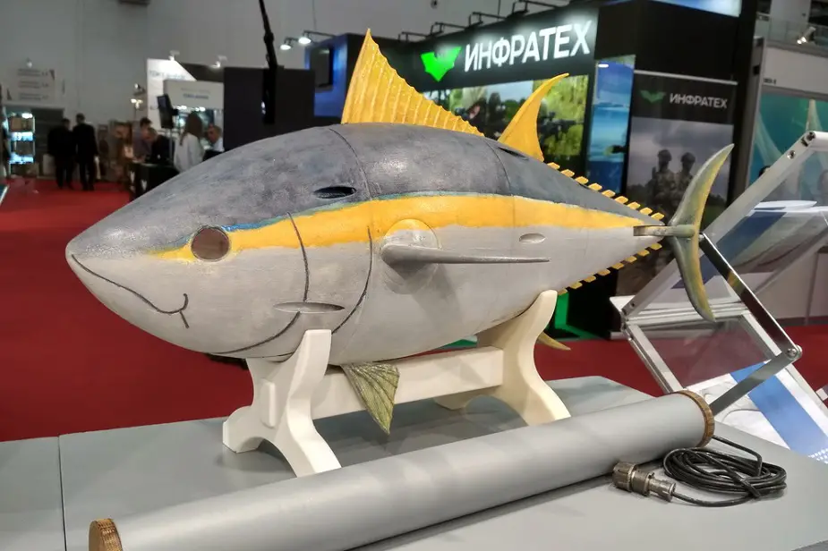 Russian Scientists Test Biomorphic Tuna shaped UUV