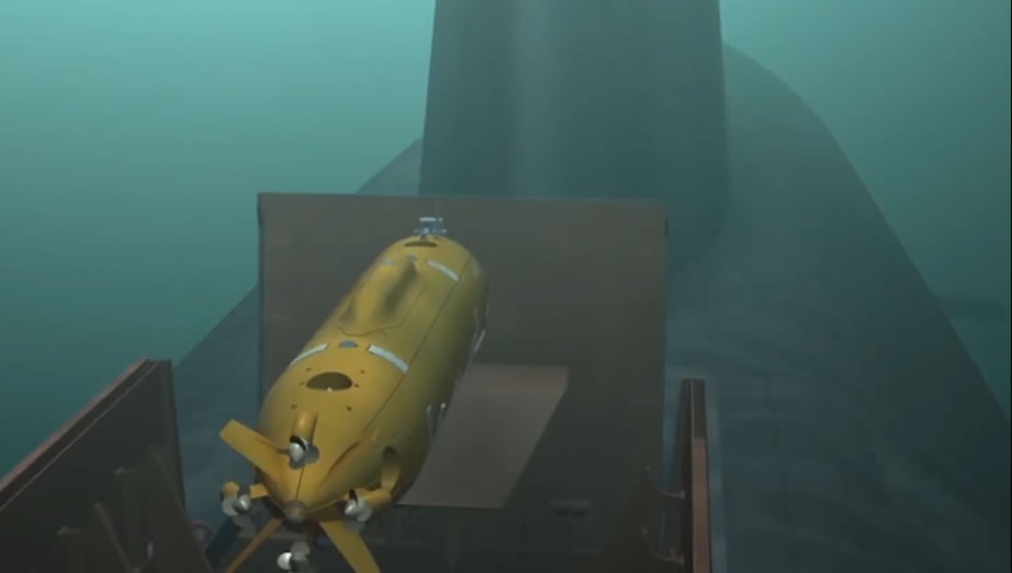 Russian MoD video showing Rubins Klavesin 2R PM UUV