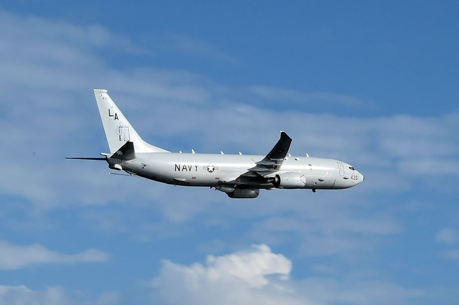 U.S. Navy P 8A Poseidon MPA Patrolled the Persian Gulf Area