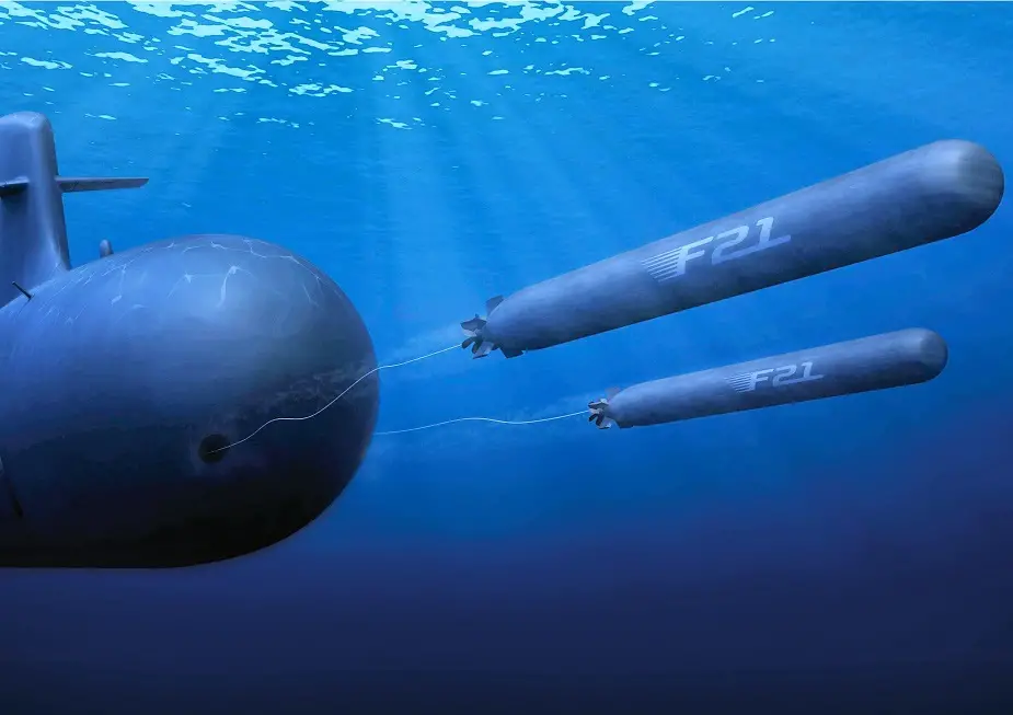 F21 Artémis Heavyweight Torpedo Successfully Tested from French SSN