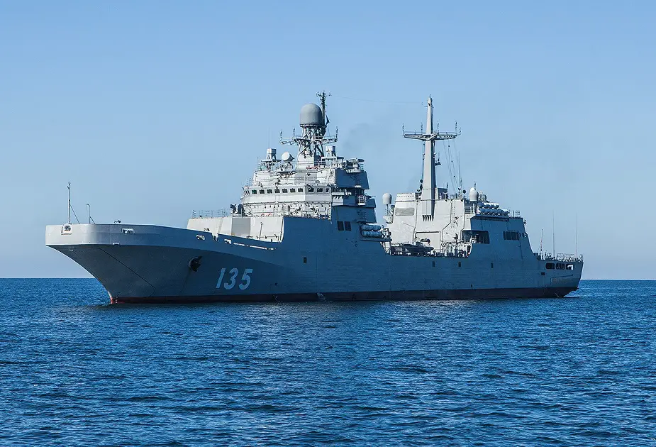 Russias LST Landing Ship Ivan Gren Completes Sea Trials