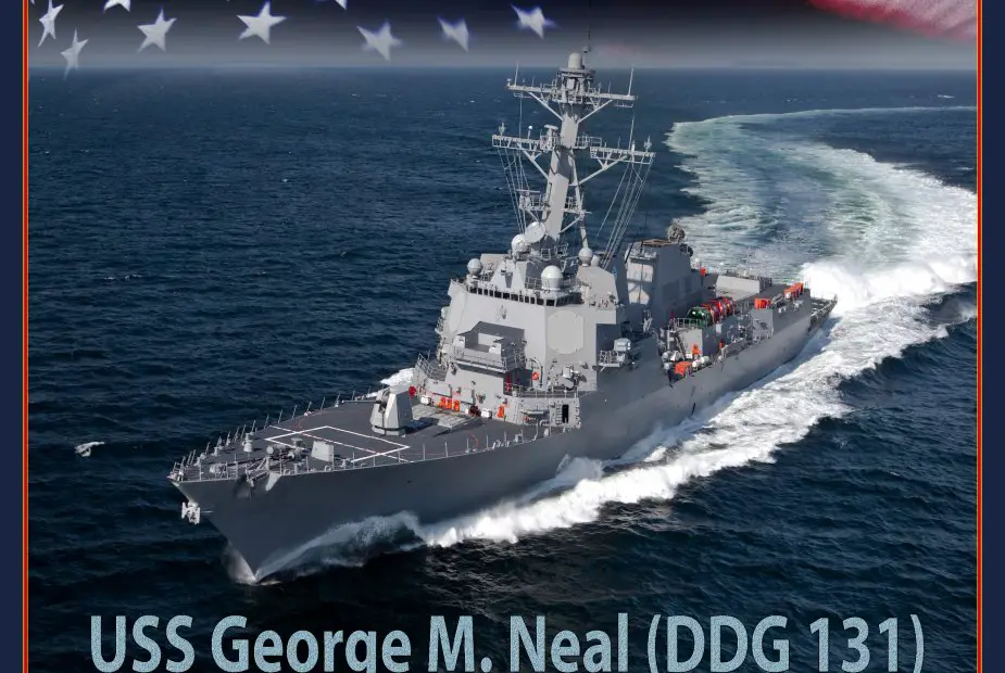 US DDG 131 to be named after Korean War veteran George M. Neal