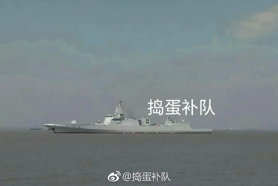 First public appearance of the Chinese Nanchang Type 055 destroyer