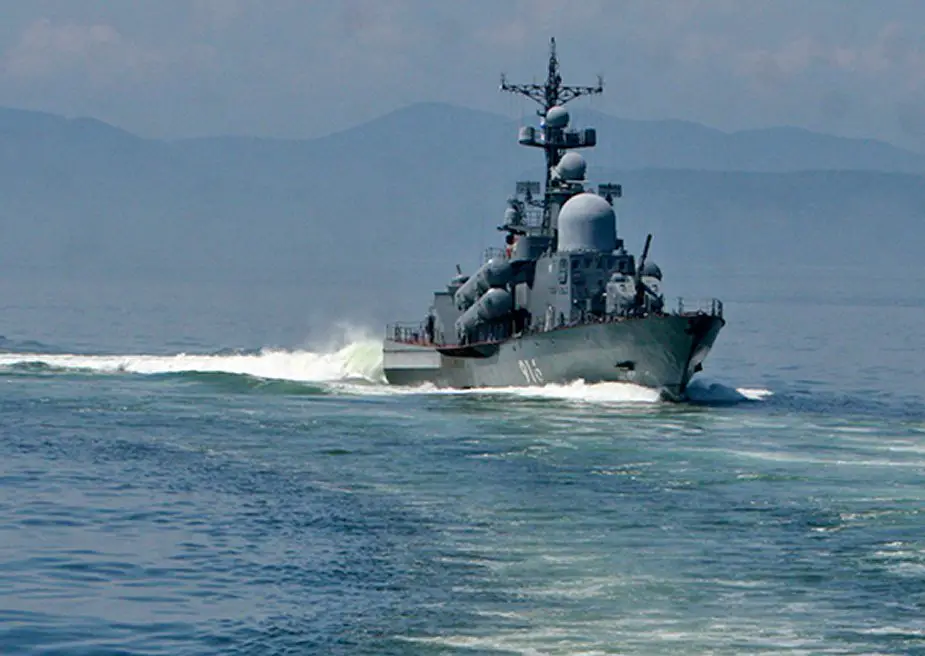 Royal Thai Navy and Russian Pacific Fleet held joint drills in Sea of Japan