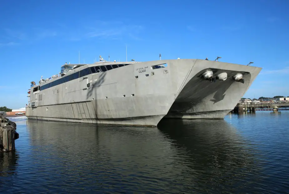 US Navy to christen Expeditionary Fast Transport Guam