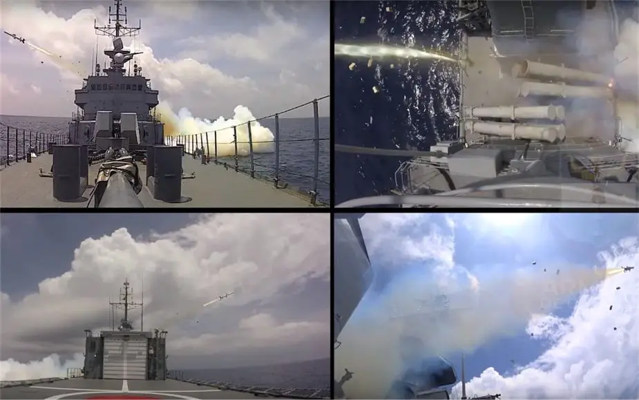 Colombian Navy has test fired SSM 700K Haeseong anti ship missile from FS 1500 Almirante Padilla class corvette 925 001