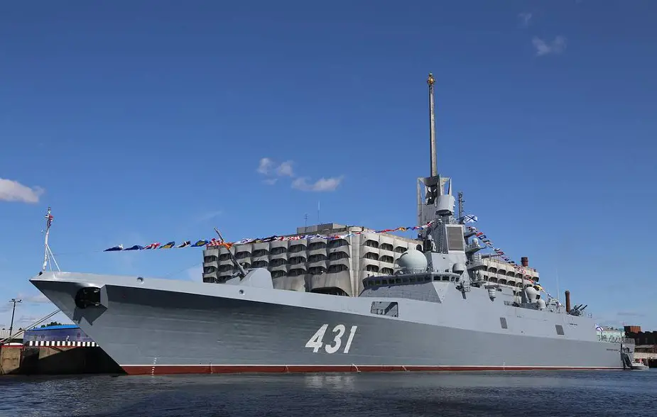Russian frigate Admiral Kasatonov to enter final shipbuilders trials