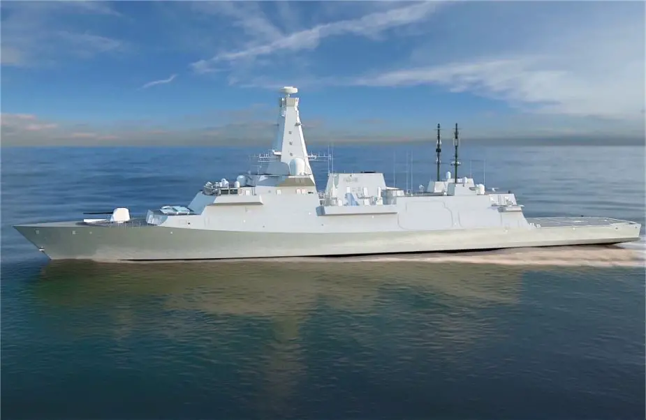 Type 26 City Class new generation of multirole frigate for Royal British Navy 925 001