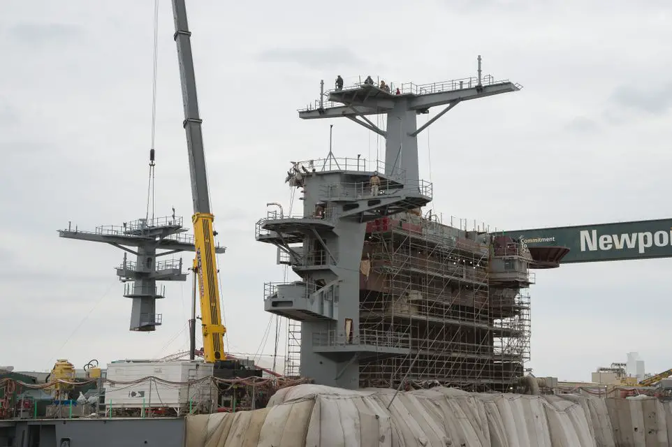 USS George Washington More Than Halfway Through RCOH Will Leave Dry Dock 925 001