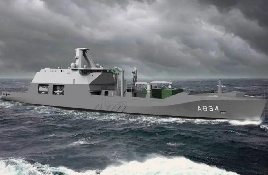 Royal Netherlands Navy To Get New Combat Support Ship Zr. Ms Den Helder From Damen 925 001