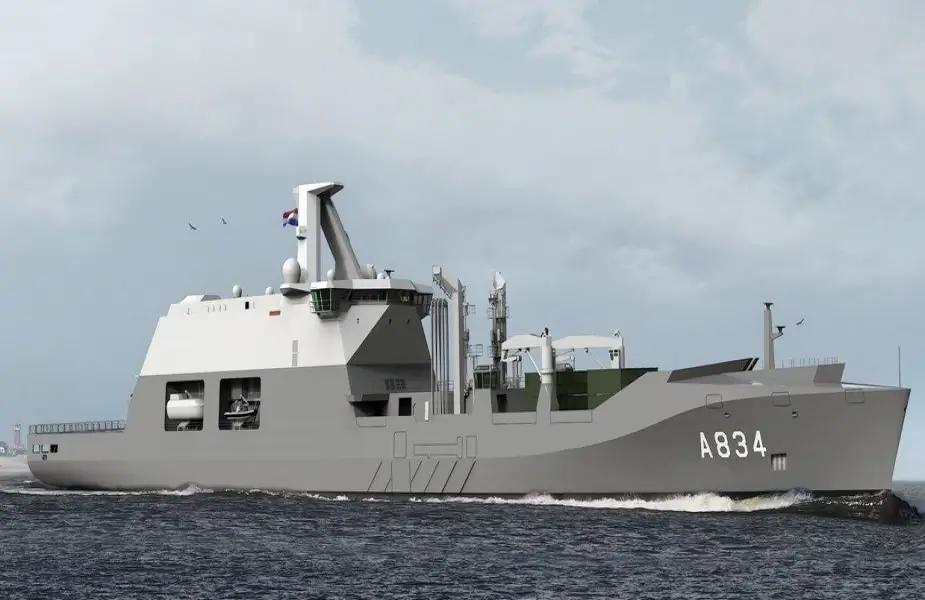Damen to supervise construction of combat support ship HNLMS Den Helder 925 001