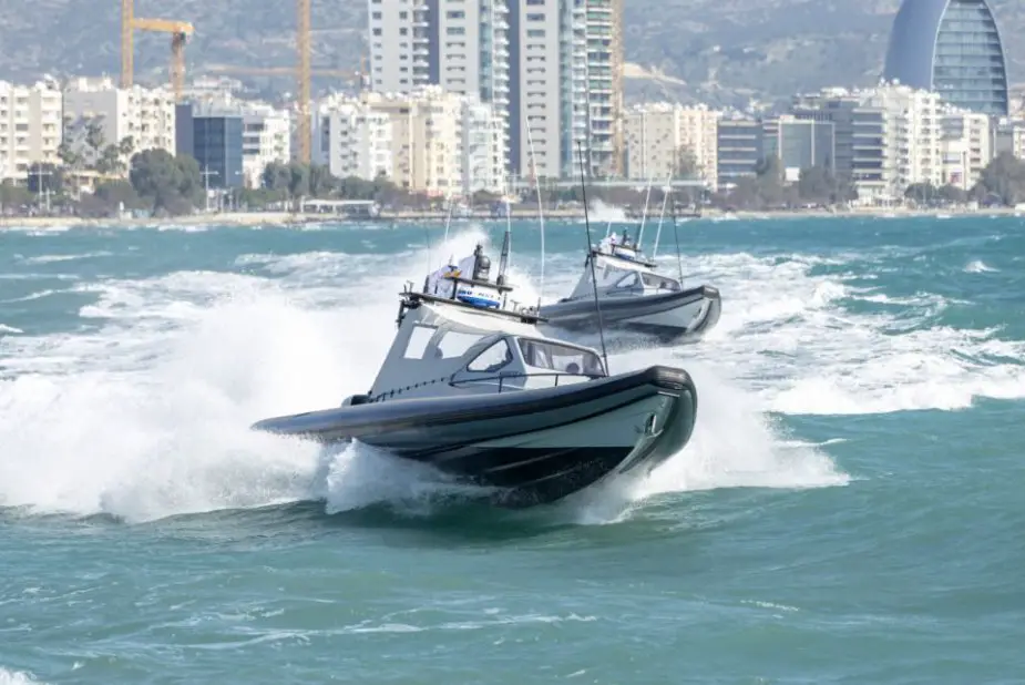 New speedboats Poseidonas presented at port of Limassol entered Cyprus Navy 925 001