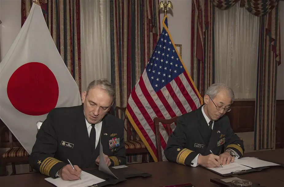 U.S. Navy and Japan sign logistics interoperability framework 925 001