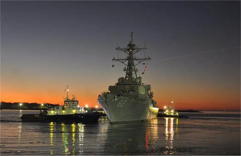 US Navy USS Fitzgerald Arleigh Burke class destroyer to conduct comprehensive at sea testing 925 001