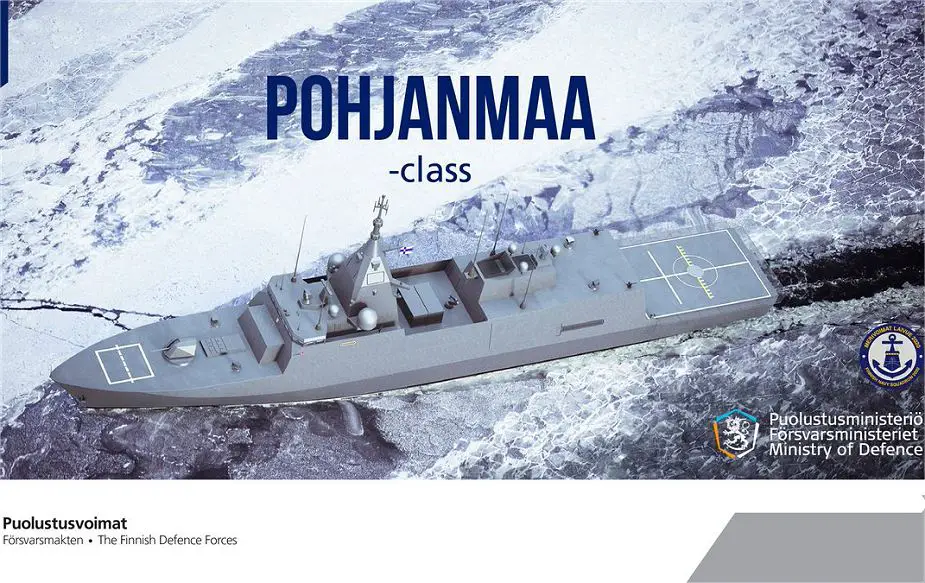 Finnish Company Patria to deliver ASW sonars to new Pohjanmaa class corvettes 925 001