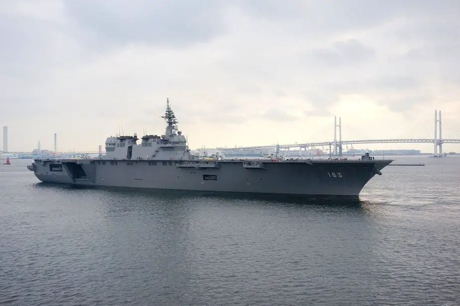 Japan starts refit work on Izumo class helicopter carriers to support F 35B operations 925 002
