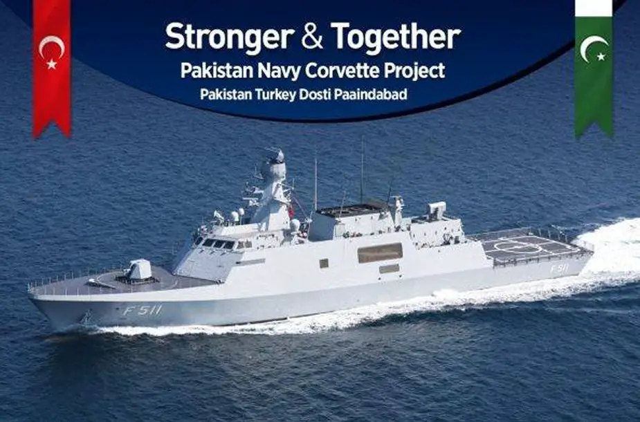 Pakistan Navy lays the keel of 1st milgem class corvette in Turkey 925 002