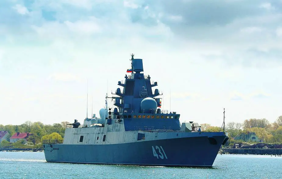 Russian Navy Admiral Kasatonov frigate Project 22350 test fire anti torpedo during acceptance trials 925 001