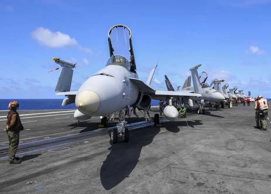USS Theodore Roosevelt Nimitz Carrier Strike Groups operate together in 7th Fleet2