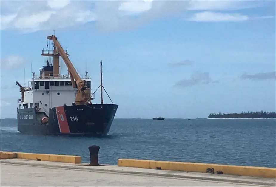 US coast Guard USCGC Sequoia provides aids to navigation infrastructure improvements in waters of Koror 925 001