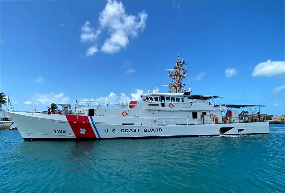 Bollinger Shipyards has delivered as delivered Coast Guard Cutter Myrtle Hazard to US Coast Guard 925 001