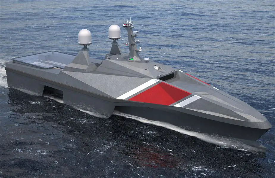 British Company BMT presents its Pentamaran naval autonomous platform 925 001
