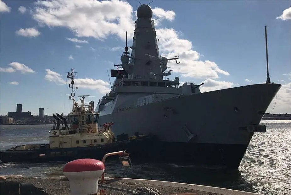 HMS Dauntless Type 45 missile destroyer of British navy to be fitted with three new powerful engine 925 001