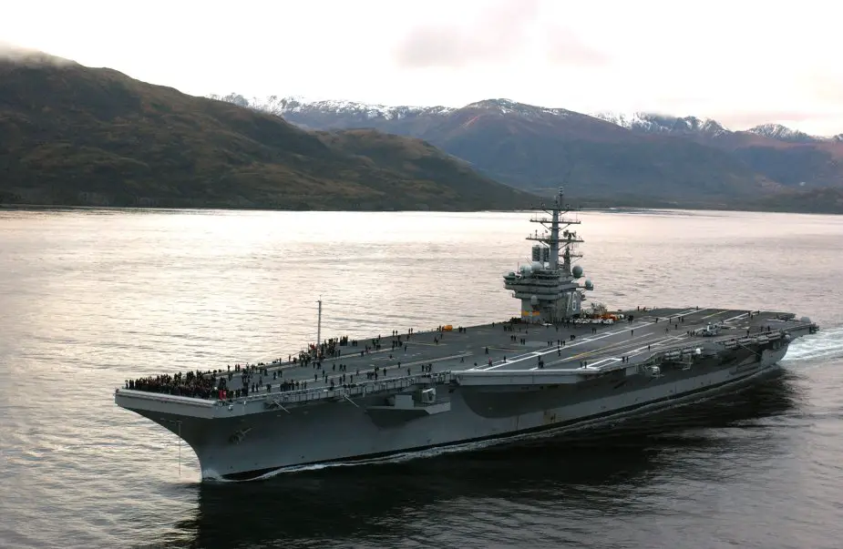 US Navy aircraft carrier USS Ronald Reagan conducts operations during Valiant Shield 2020 925 002
