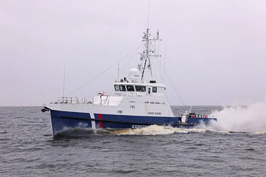 Russian Vyborg Shipyard laid the Purga ice class coastguard ship of project 23550 925 001