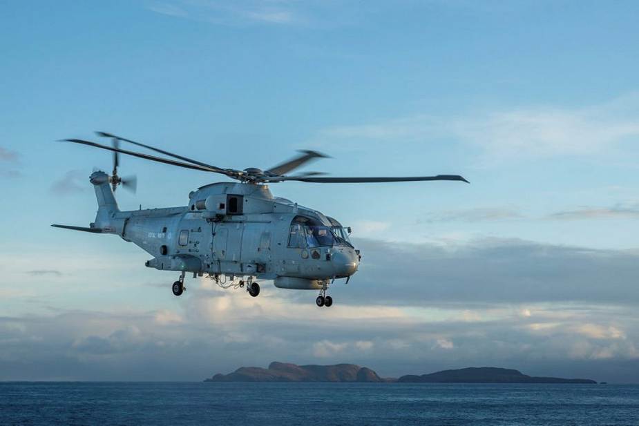 Merlin helicopter British Navy unveils components of its UK Carrier Strike Group UKCSG 925 001