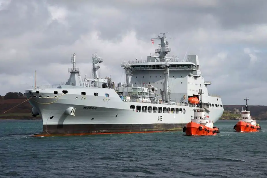 Tide class fleet tanker ship British Navy unveils components of its UK Carrier Strike Group UKCSG 925 001