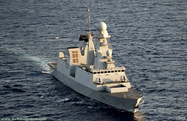 Chevalier Paul Destroyer off the libyan coast.