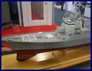 At the Navy League’s 2014 Sea-Air-Space Exposition, Raytheon is showcasing a scale model of a DDG 51 Flight III class destroyer fitted with the the new Air and Missile Defense Radar. The so called "AMDR" is currently under development for the U.S. Navy. AMDR’s radar suite consists of an S-band radar, an X-band radar, and a radar suite controller.