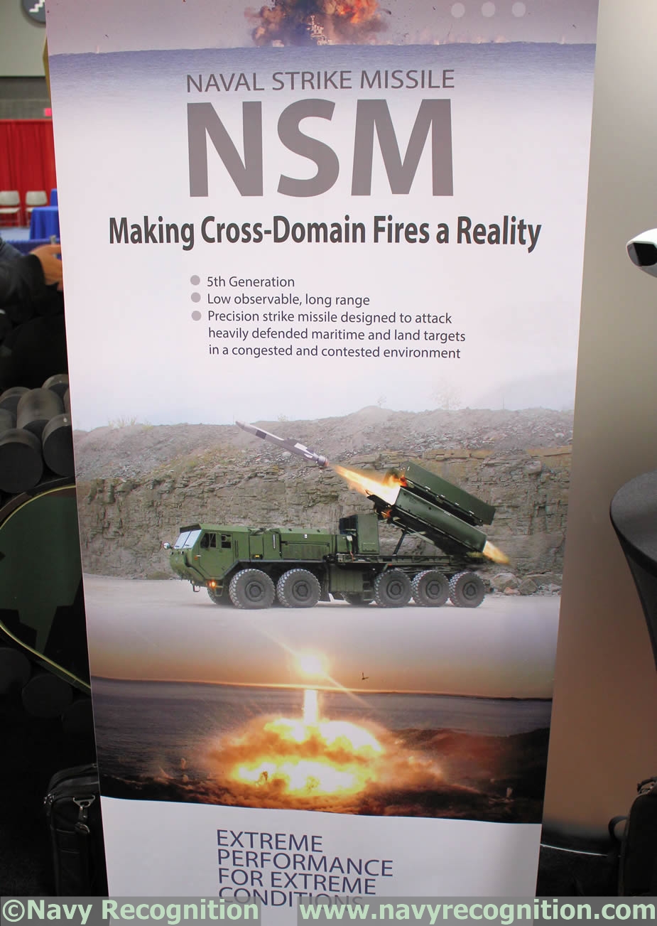 NSM anti ship missile to be tested from US Army HEMTT during RIMPAC 2018 2