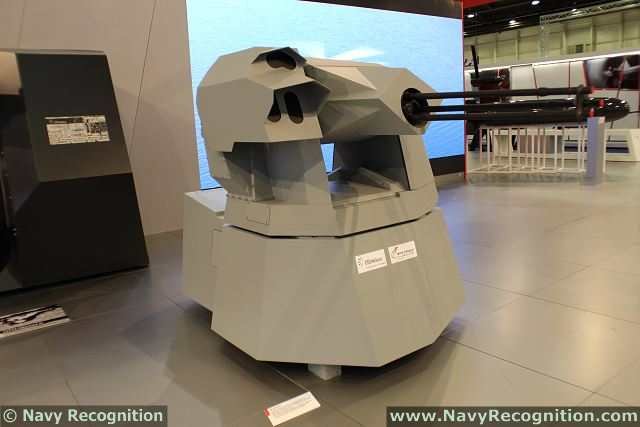 Today at Euronaval 2014, Oto Melara has unveiled its new HITROLE® - 20mm RWS, which is a modern, fully stabilized, electrically operated and remotely controlled naval weapon system, fitted with a multi barrels cannon, which can represent an effective, short range self defense for small boats as well as the secondary armament for any class of ship. 