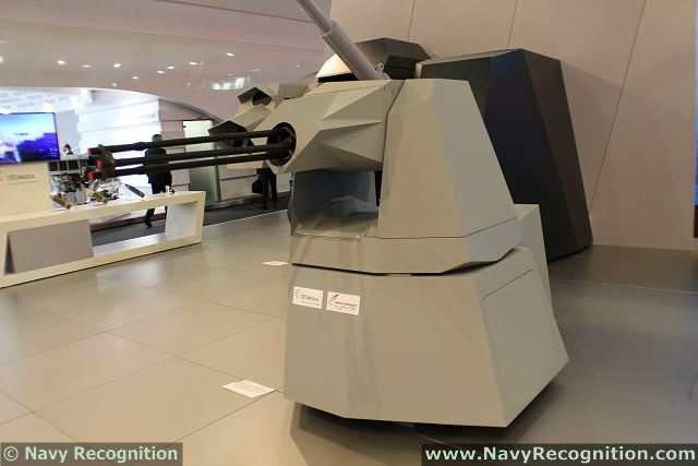 Today at Euronaval 2014, Oto Melara has unveiled its new HITROLE® - 20mm RWS, which is a modern, fully stabilized, electrically operated and remotely controlled naval weapon system, fitted with a multi barrels cannon, which can represent an effective, short range self defense for small boats as well as the secondary armament for any class of ship. 