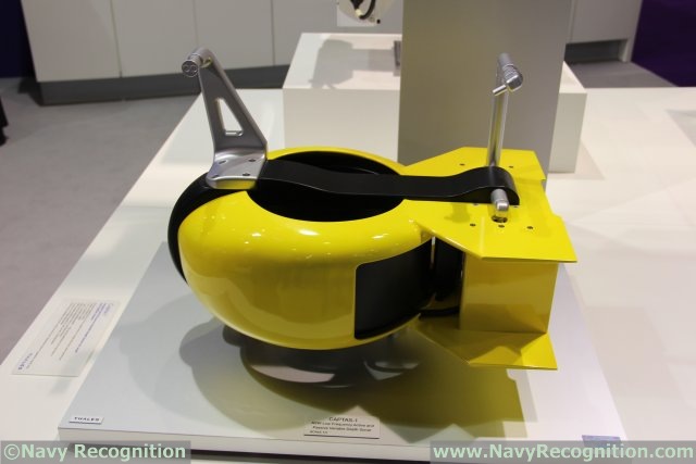 At Euronaval 2014, Thales is announcing the launch of a new range of compact sonars for surface combatants and patrol vessels displacing 300 tonnes or more. Easy to install and operate, the new products include a hull-mounted sonar, the Thales BlueWatcher, and an associated towed array sonar, the Captas-1. 