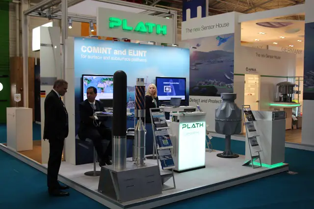 The German companies Plath and Aeromaritime present their combined solution at Euronaval 2016 