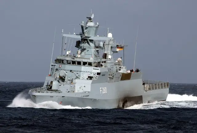 K130 Braunschweig Class Corvette Korvette F260 Magdeburg F261 Erfurt F262 Oldenburg F263 Ludwigshafen Am Rhein F264 German Navy Deutsche Marine Tkms Blohm Voss Datasheet Pictures Photos Video Specifications