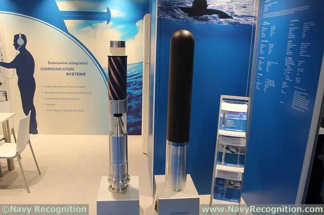 Aeromaritime is displaying its new AT6000 multi-purpose UHF-Satcom Antenna System at UDT 2015 the Undersea Defence Technology exhibition and conference currently taking place in Rotterdam. This antenna includes UHF-Satcom and VHF/GPS/GSM/IFF functionality, with optional IRIDIUM, GPS, Inmarsat-C and HF Receive for submarines.