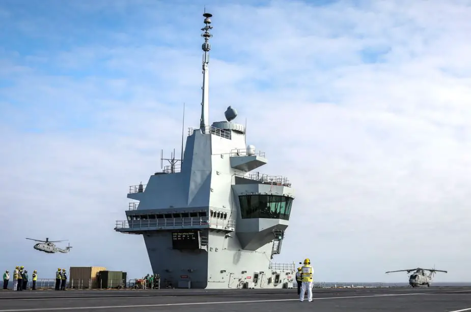 HMS Queen Elizabeth Aircraft Carrier British Navy Technical Data 925 005